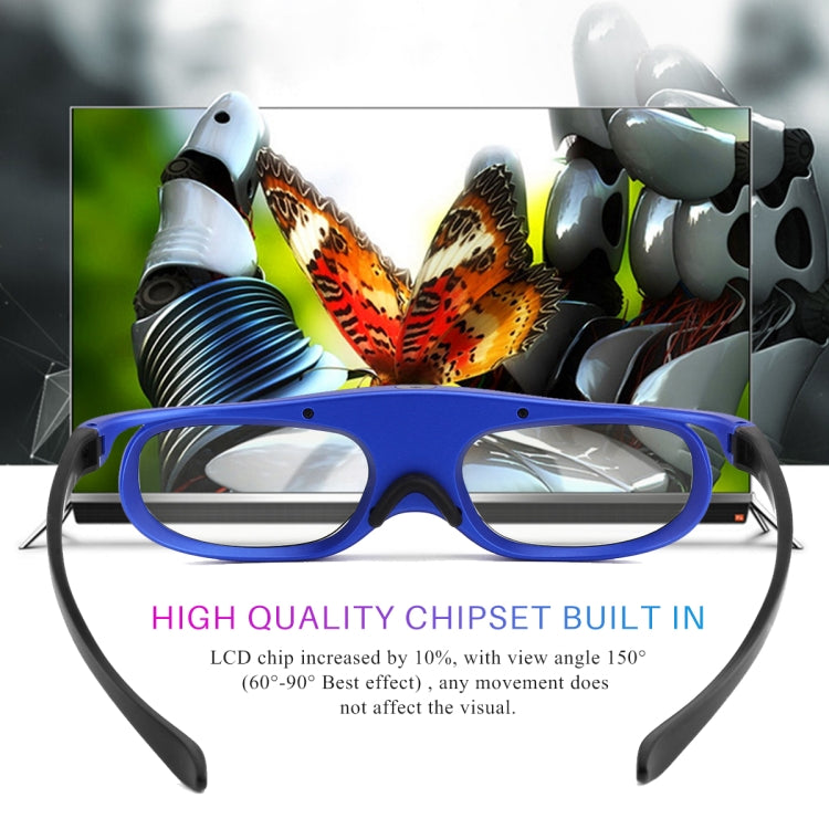 범용 배터리 DLP 액티브 셔터 3D 안경 96-144Hz, XGIMI Optoma Acer Viewsonic 홈 시어터 프로젝터 3D TV용