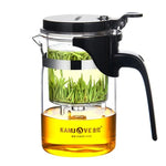 KAMJOVE 우아한 컵 버블 다관 사무실 꽃 다관 내열 유리 차 세트, K-200 400ML, K-201 500ML, K-202 750ML, K-203 600ML, K-204 600ML, K-205 900ML