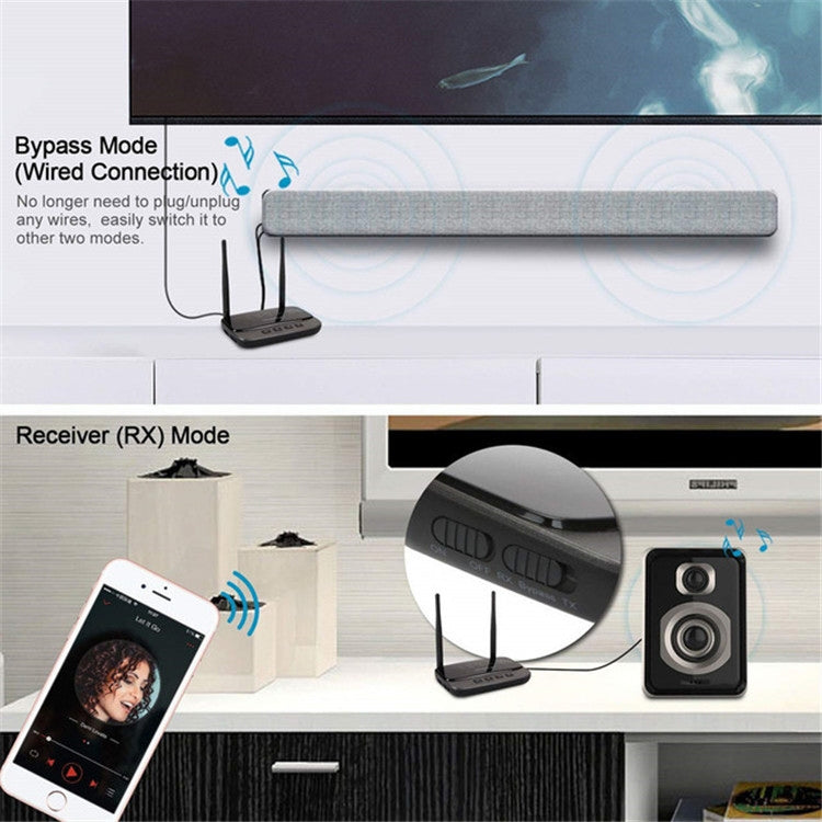 VIKEFON BT-21 블루투스 5.0 어댑터 블루투스 오디오 트랜스미터 리시버