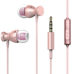 스포츠 헤드폰 3.5mm 잭 이어폰 땀 방지 스테레오 강력 베이스 음악 자석 헤드셋 마이크 포함 아이폰 삼성용
