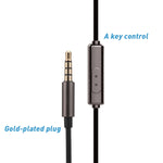 스포츠 헤드폰 3.5mm 잭 이어폰 땀 방지 스테레오 강력 베이스 음악 자석 헤드셋 마이크 포함 아이폰 삼성용