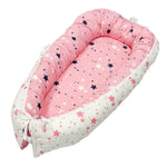 80*50cm 아기 침대 신생아 간호 생체 모방 침대 요람 아기 수면 도구 침대 여행용 범퍼