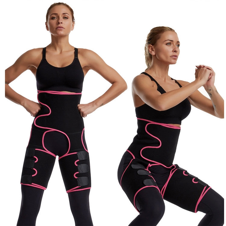 3-in-1 힙 벨트 거들 운동 보디빌딩 조절 가능한 일체형 허리 거들, S/M, L/XL