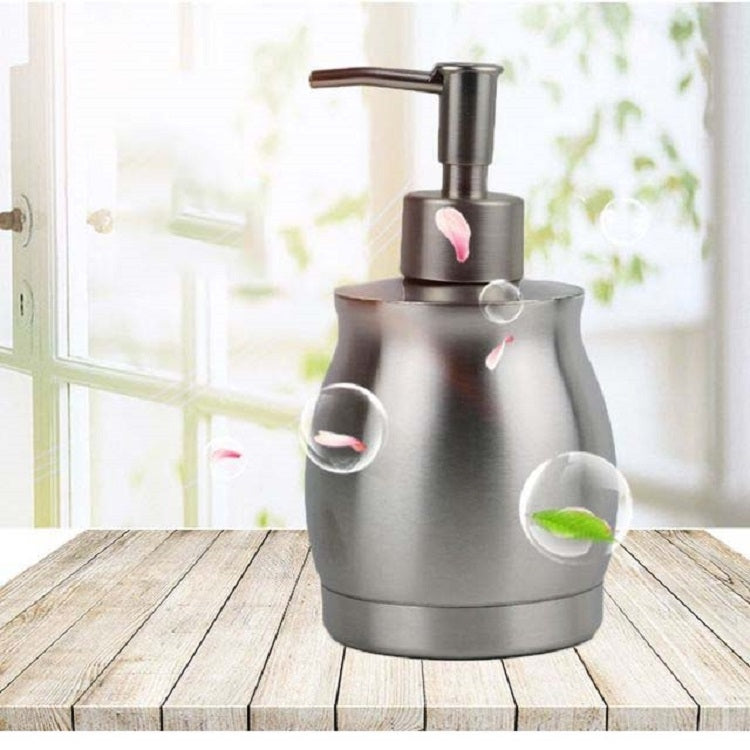 스테인리스 스틸 로션 병 손 비누 디스펜서 손 소독제 병, 390ml