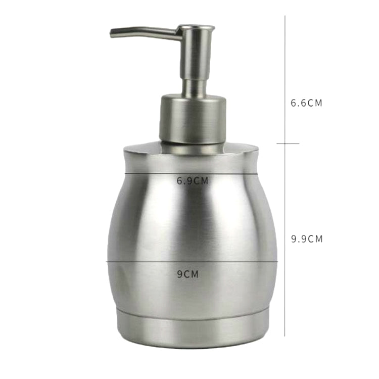 스테인리스 스틸 로션 병 손 비누 디스펜서 손 소독제 병, 390ml