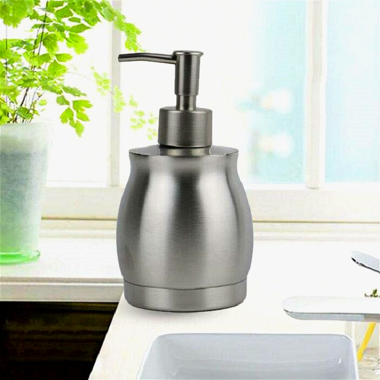 스테인리스 스틸 로션 병 손 비누 디스펜서 손 소독제 병, 390ml