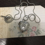 DIY 하트 모양 사진 액자 메모리 로켓 펜던트 목걸이 쥬얼리, 금색, 은색
