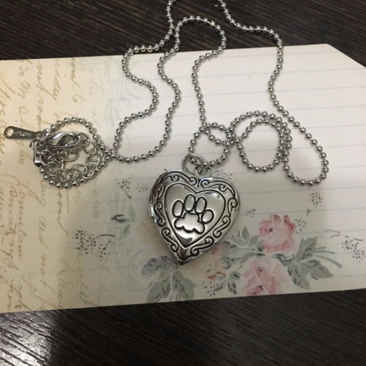 DIY 하트 모양 사진 액자 메모리 로켓 펜던트 목걸이 쥬얼리, 금색, 은색