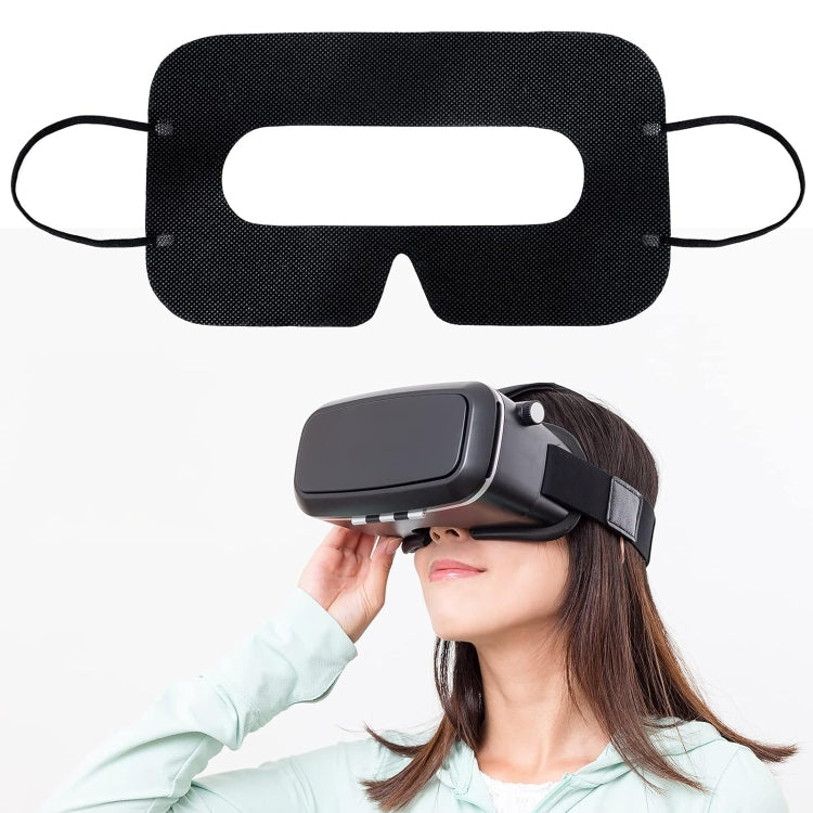 100개입 블랙 보호 위생 VR 아이 마스크 위생 일회용 아이 마스크 패드 3D VR 안경용