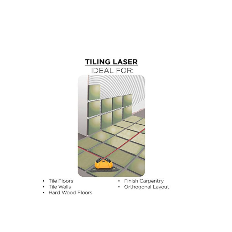 Right Angle 90 Degree Laser Level Cross Line Tiling Leveling Laser Beam Measurement Tool, 90 Degree Laser Tool
