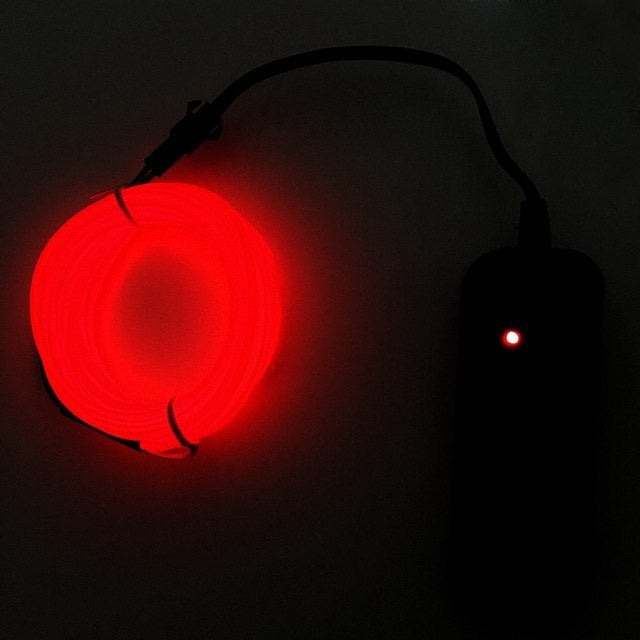 유연한 LED 라이트 EL 와이어 스트링 스트립 로프 빛나는 장식 네온 램프 USB 컨트롤러 3M 에너지 절약 마스크 안경 빛나는 라인 F277, TBD0156472001A, TBD0156472001B, TBD0156472001C, TBD0156472001D, TBD0156472001E, TBD0156472001F, TBD0156472001G, TBD0156472001...