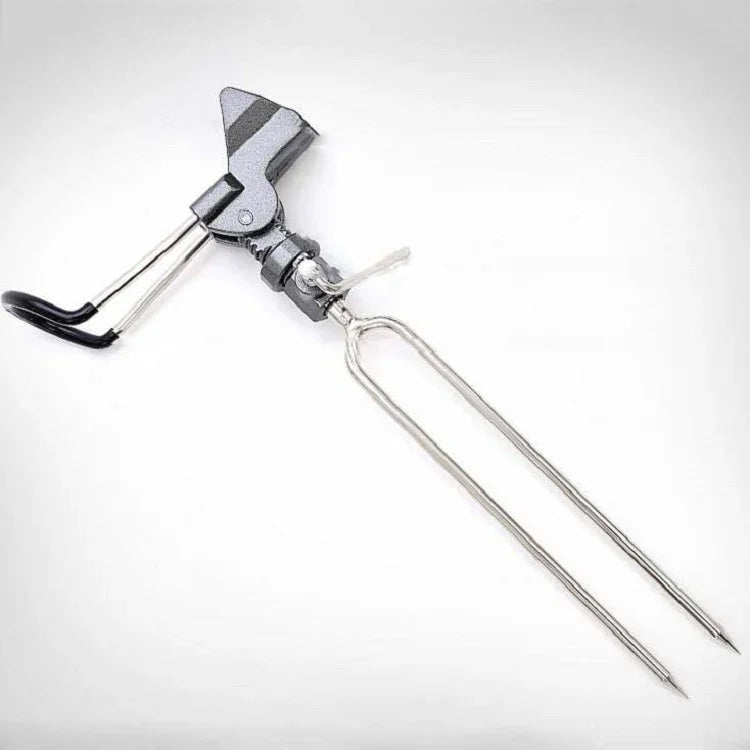 스테인리스 스틸 낚시대 거치대 던지기대 바다대 손대 낚시대 거치대, B 그레이