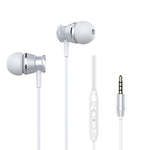Langsdom M305 베이스 이어폰 전화용 3.5mm 인이어 메탈 이어폰 HD 마이크 포함 샤오미 아이폰 삼성용 이어버드
