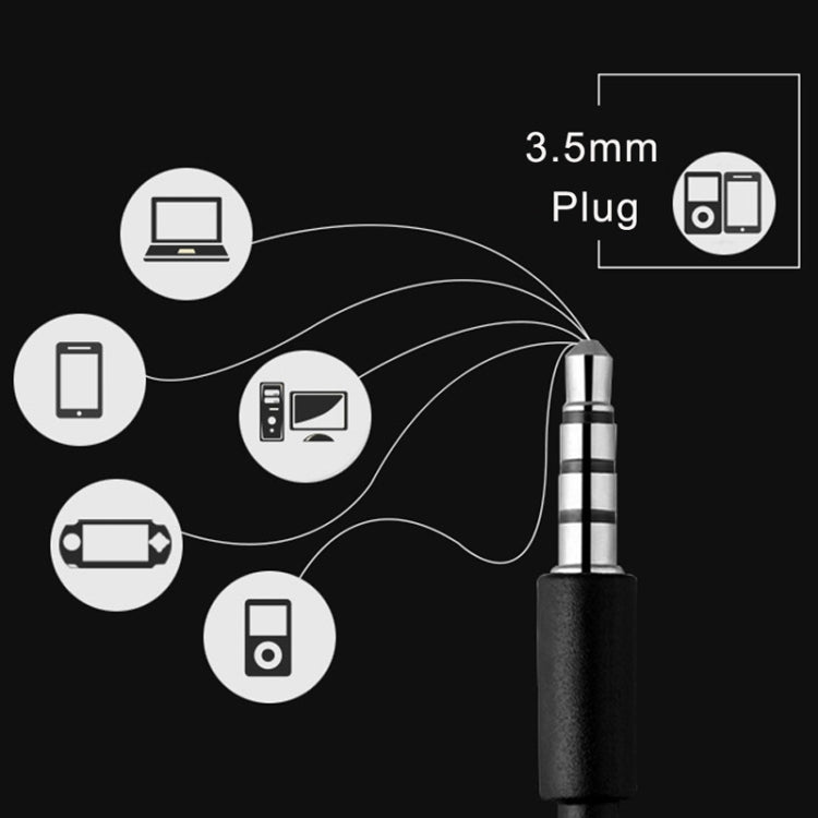 3.5mm 유선 헤드폰 핸즈프리 헤드셋 인이어 이어폰 이어버드 마이크 포함 샤오미 아이폰 MP3 플레이어 노트북용