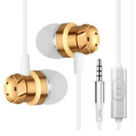 3.5mm 유선 헤드폰 핸즈프리 헤드셋 인이어 이어폰 이어버드 마이크 포함 샤오미 아이폰 MP3 플레이어 노트북용
