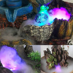 Fountain Fish Tank Ultrasonic Portable Atomizer, US Plug, Atomizer 12 Lamp Plastic, Atomizer without Lamp Metal, Atomizer without Lamp Plastic