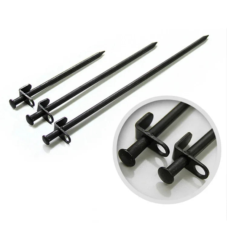 5 PCS Reinforced Long Outdoor Camping Tent Nail Steel Nails, 20cm