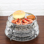 다기능 방수 선반 찜기 트레이 스테인리스 스틸 찜기 그리드 케이지 찜기 시트 찜기 선반, 20cm, 22cm, 24cm, 26cm