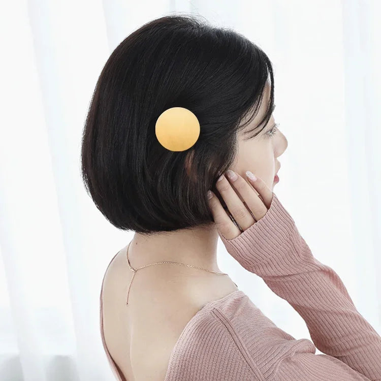 금속 스냅 헤어 클립 미용 도구
