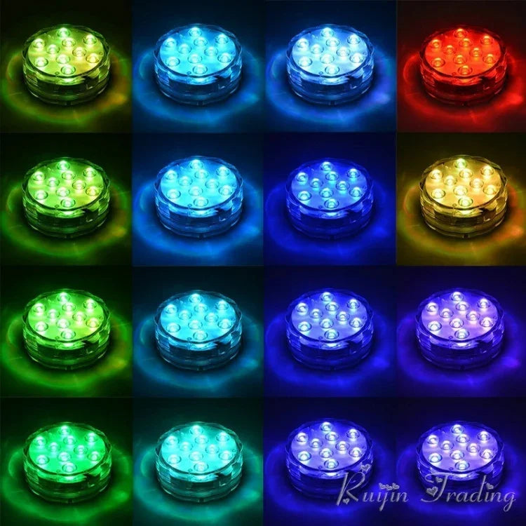 RGB 다이빙 노브 수족관 방수 수중 잠수 램프