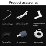 LINNHUE Automatic Water Pump Charging Water Absorber Outdoor Fishing Aeration Pump, LINNHUE