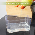 프레스 비누 디스펜서 주방 세제 세척 프레서, 회색
