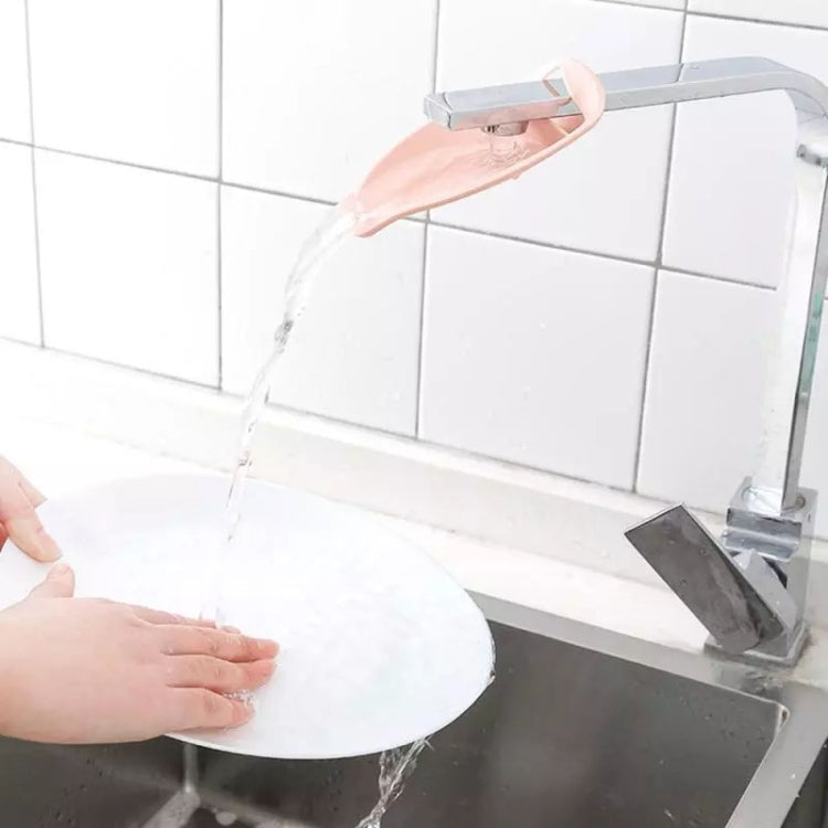 수도꼭지 연장기 단색 싱크대 손잡이 연장 유아용 욕실 어린이 손 씻기용