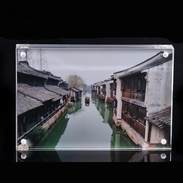 자석 아크릴 투명 직사각형 사진 액자 창의적인 생일 사진 액자, 55x82mm, 60x90mm, 75x105mm, 89x128mm, 102x153mm, 128x178mm, 150x210mm, 254x203mm, 210x297mm