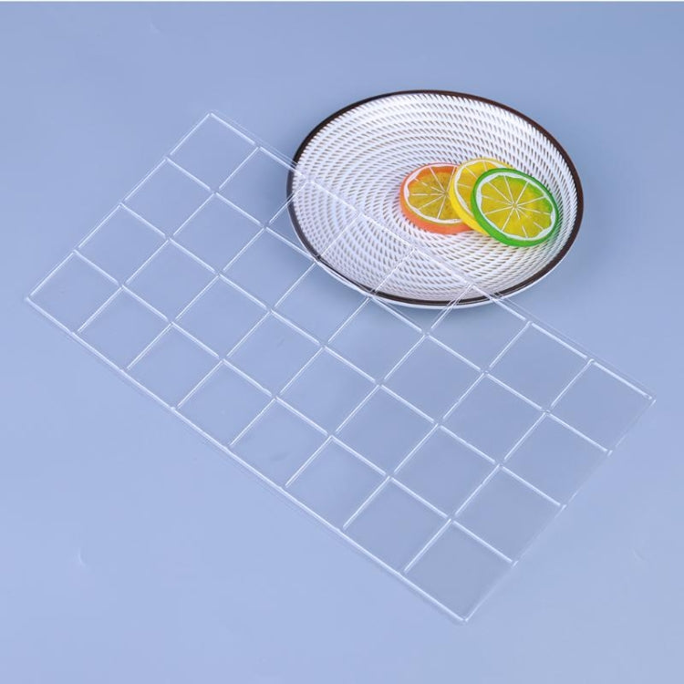 2세트 DIY 케이크 몰드 텍스처 폰던트 인쇄 몰드, 격자무늬, 롤 라탄