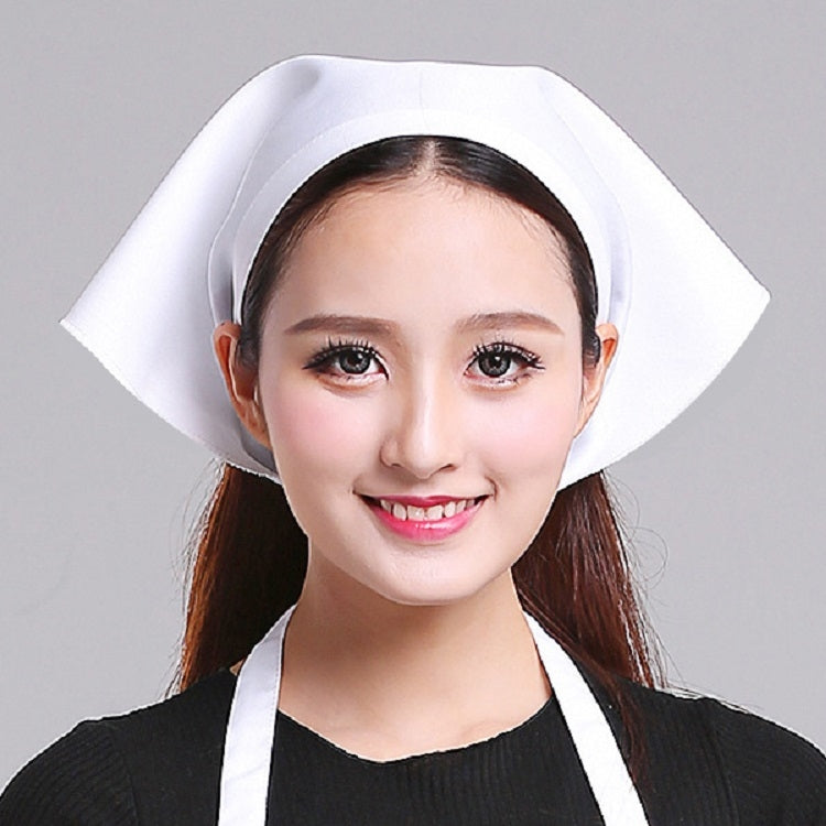 웨이터 남녀 주방 작업 터번 모자 삼각 스카프 셰프 모자, 조절 가능