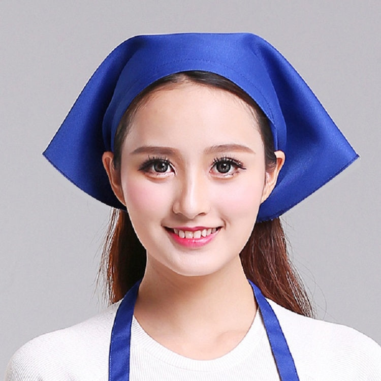 웨이터 남녀 주방 작업 터번 모자 삼각 스카프 셰프 모자, 조절 가능