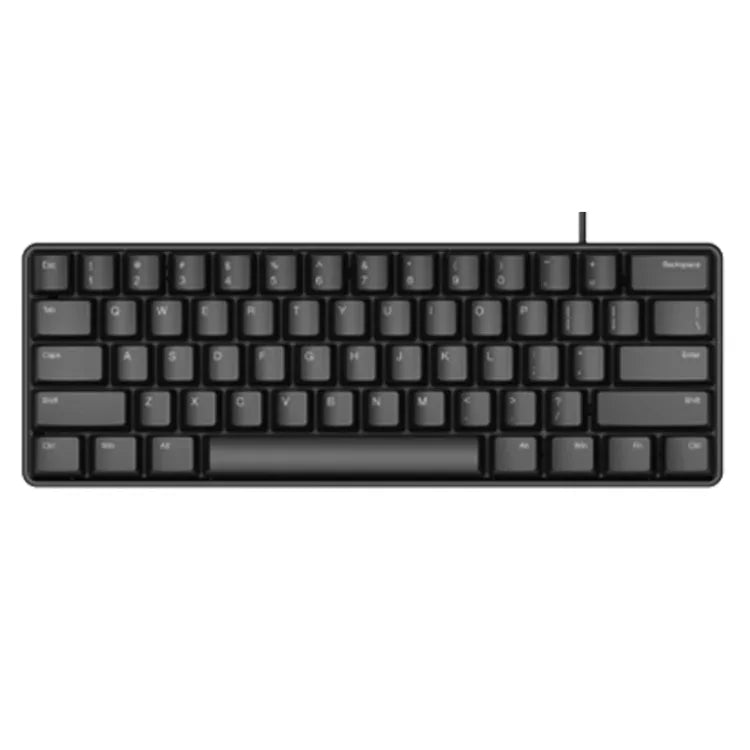 라푸 V860 데스크탑 유선 게이밍 기계식 키보드, 61키, 87키, 104키