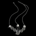 Silver Vintage Tassel Hair Jewelry Metal Coin Headband Long Punk Head Chain Piece Forehead Headpiece
