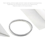 Women Fashion Charms Beads Ring Jewelry, 925 silver