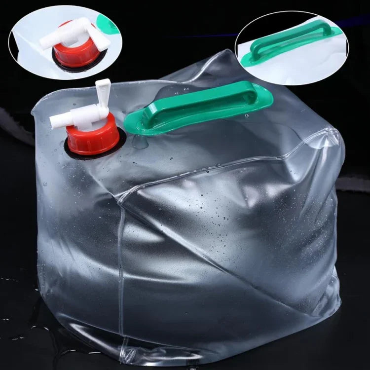 20L 야외 접이식 PVC 음용 가방 캠핑 장비, 20L