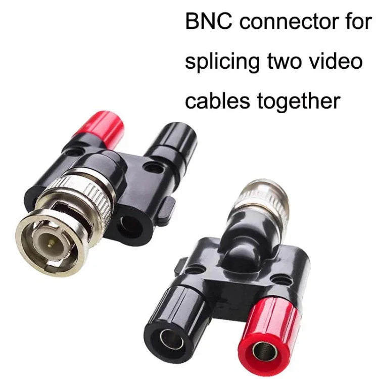 5개 세트 BNC 수컷 플러그에서 두 개 바나나 잭 암컷 커넥터 RF 어댑터, BNC 수컷에서 두 개 바나나 암컷으로