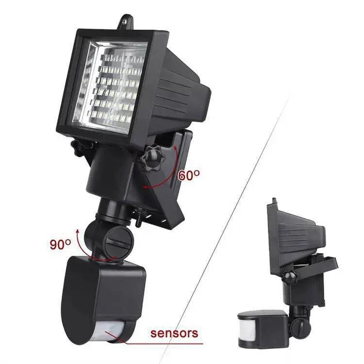 야외 태양광 센서 보안 투광 조명 스팟 램프 에너지 절약 태양광 조명, 60 LED, 100 LED, 120 LED