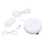 Portable Mini Washing Machine Ultrasonic Turbine Clothes Mini Washer with USB Cable Convenient for Travel, 3 in 1, 2 in 1