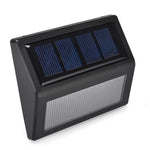6 LED 태양광 IP55 방수 광 센서 벽등 데크 조명, 백색광, 따뜻한 광