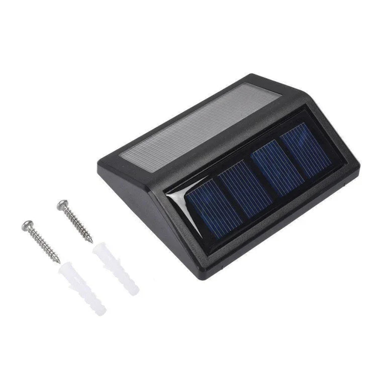 6 LED 태양광 IP55 방수 광 센서 벽등 데크 조명, 백색광, 따뜻한 광