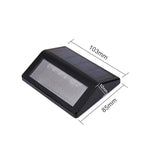 6 LED 태양광 IP55 방수 광 센서 벽등 데크 조명, 백색광, 따뜻한 광