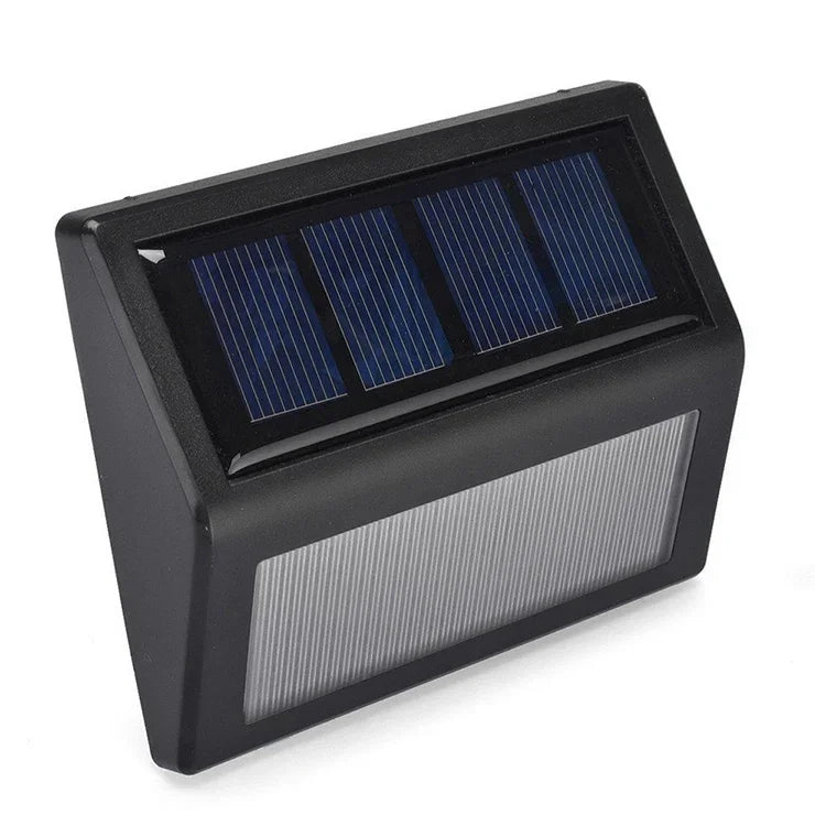 6 LED 태양광 IP55 방수 광 센서 벽등 데크 조명, 백색광, 따뜻한 광