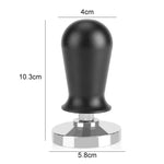 스테인리스 스틸 커피 분쇄기 알루미나 일정 압력 분쇄 프레스, 58mm 블랙