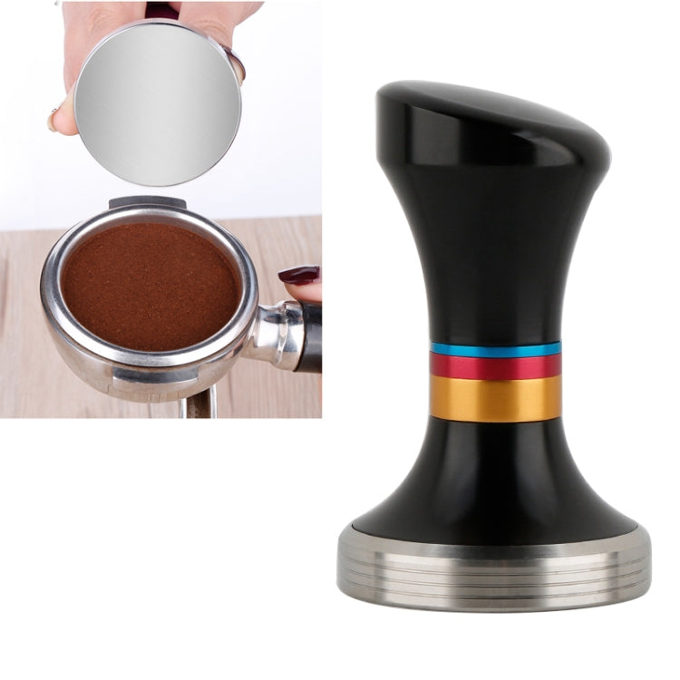 58mm 커피 템퍼 스테인리스 스틸 커피 가루 망치 평평한 바닥 가루 프레스