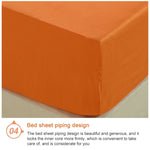 Plain Mattress Protector Bed Mat Mattress Cover Fitted Sheet, 180X200cm, 150X200cm