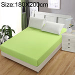 Plain Mattress Protector Bed Mat Mattress Cover Fitted Sheet, 180X200cm, 150X200cm
