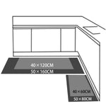 모던 기하학 주방 미끄럼 방지 매트 러그 카펫, 40x60cm, 40x120cm, 50x80cm, 50x160cm, 40x60cm+40x120cm, 50x80cm+50x160cm