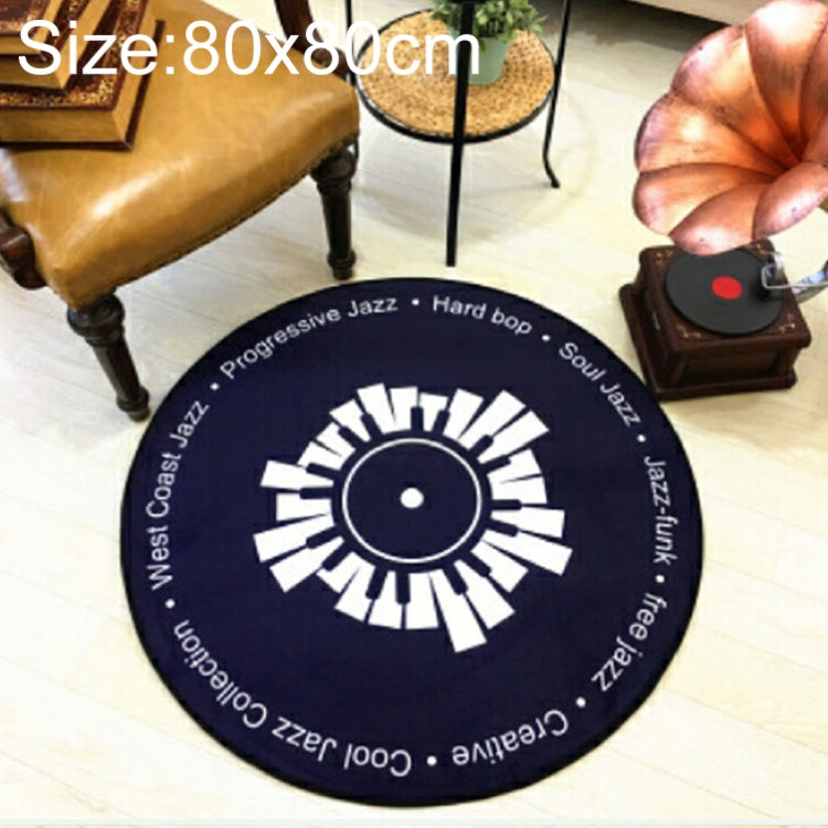 창의적인 복고풍 3D DVR 녹화 카펫 원형 CD 바닥 매트 홈 데코 거실 아이 방 장식 러그, 지름 60cm, 지름 80cm, 지름 100cm, 지름 120cm, 지름 160cm, 지름 180cm