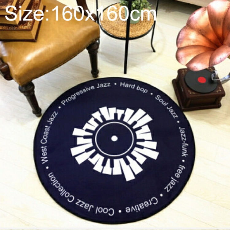 창의적인 복고풍 3D DVR 녹화 카펫 원형 CD 바닥 매트 홈 데코 거실 아이 방 장식 러그, 지름 60cm, 지름 80cm, 지름 100cm, 지름 120cm, 지름 160cm, 지름 180cm