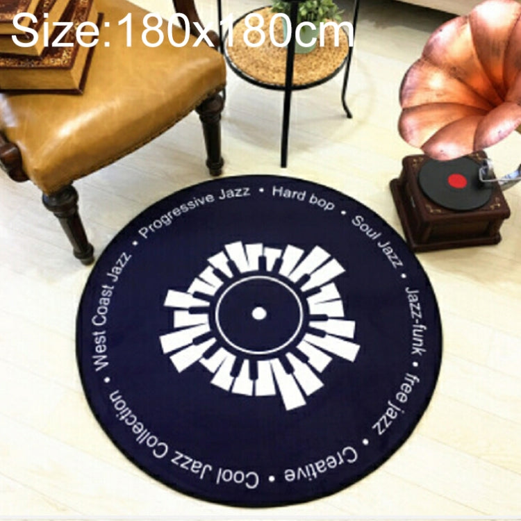 창의적인 복고풍 3D DVR 녹화 카펫 원형 CD 바닥 매트 홈 데코 거실 아이 방 장식 러그, 지름 60cm, 지름 80cm, 지름 100cm, 지름 120cm, 지름 160cm, 지름 180cm